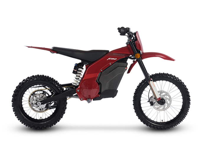 72V Professional Off-Road Electric Motorcycle - CAOFENG F80 | Desert Ready 16" Tires NFC Keyless