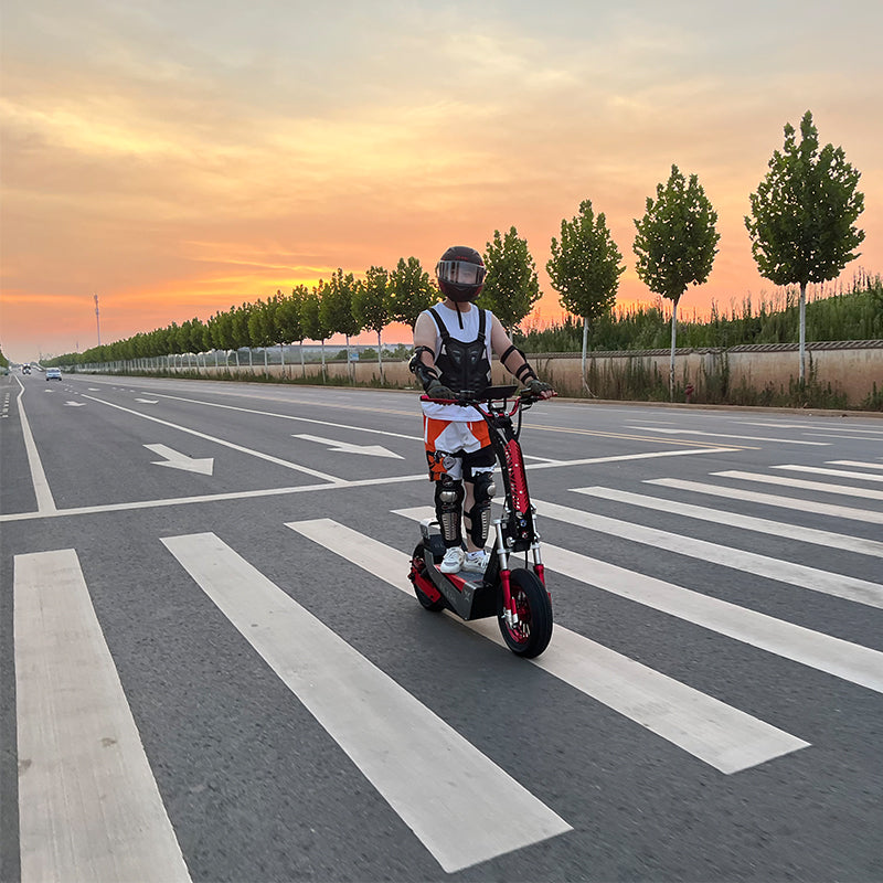ZAPLON F8 NFC Electric Scooter | 5500W Motor, 72V 50AH Battery, 130km Range | Off-Road 90km/h High-Speed Scooter