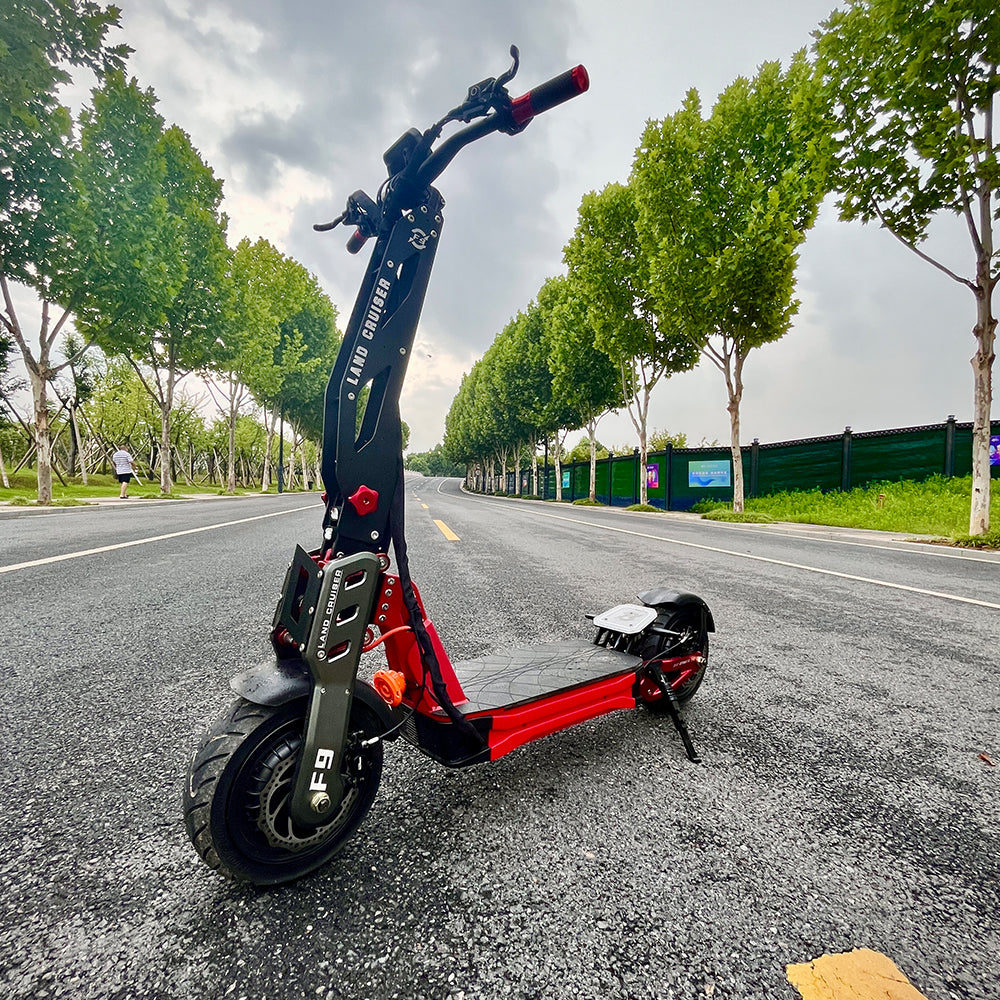 F9 Electric Scooter 40ah Lithium Battery Dual Motor NFC Off-Road Escooter 12'' Fat Tire 62.5MPH LCD