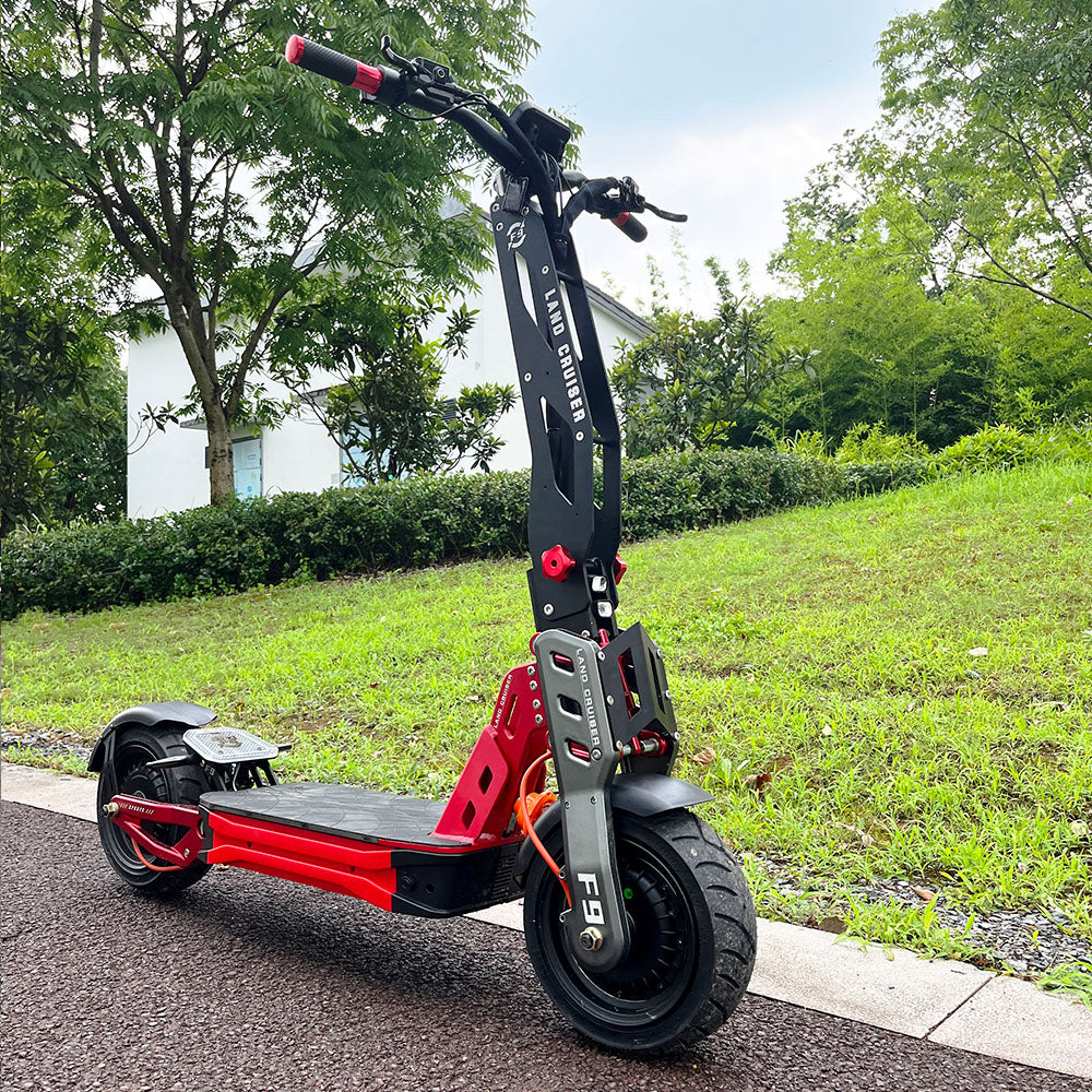 F9 Electric Scooter  40ah Lithium Battery Dual Motor NFC Off-Road Escooter 12'' Fat Tire 62.5MPH LCD